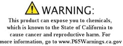 Prop 65 warning